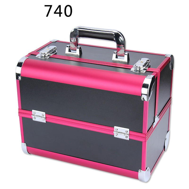 Eyebrow Tattoo Tool Box Aluminum Alloy Cosmetic Case Portable