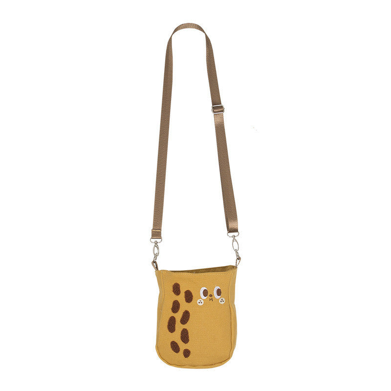 Canvas Messenger Bag Autumn And Winter High-end Niche Design