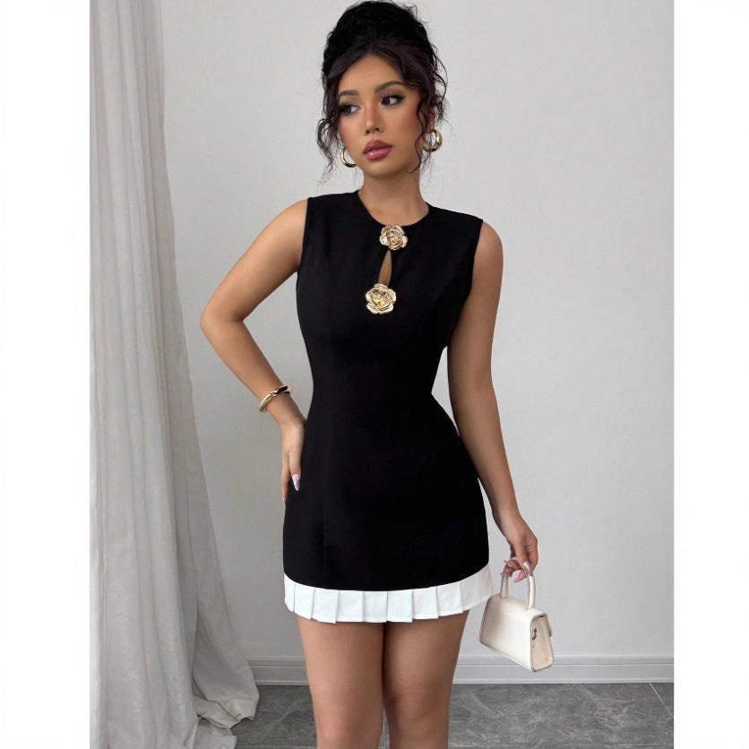Fashionable Minimalist Slim Fit Womens Dress