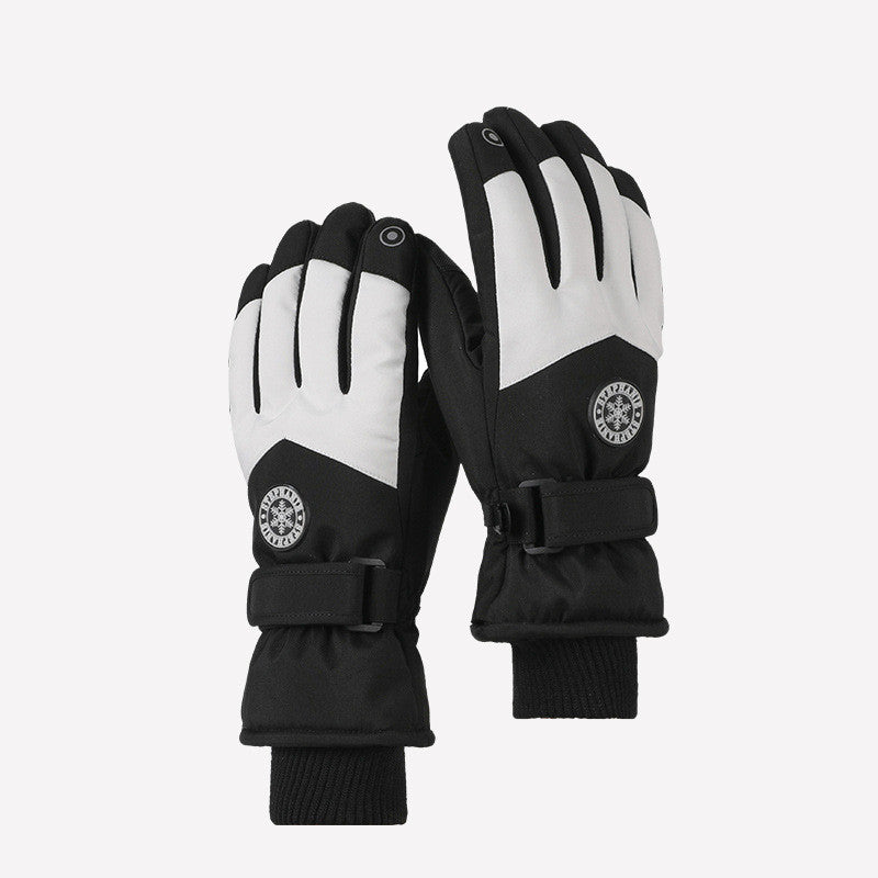 Windproof Outdoor Thickened Sports Warm Gloves For Men And Women