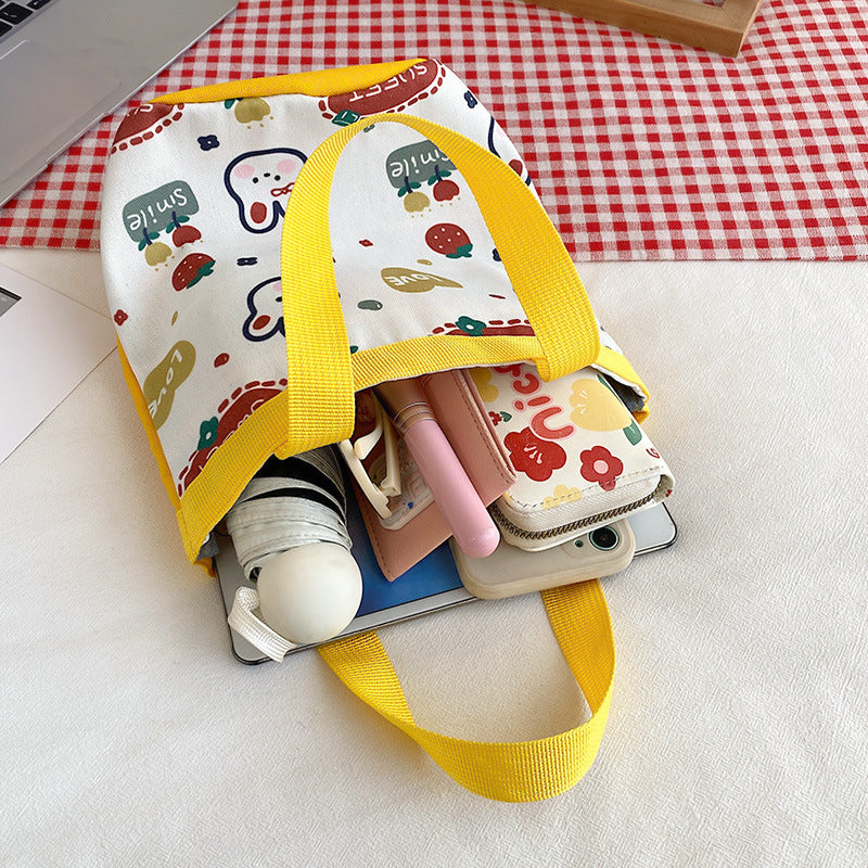 Fashion Everything Bucket Bag Literary Girl Handbag