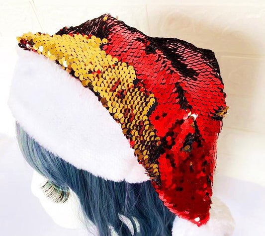 Women's Fashion Short Plush Christmas Hat
