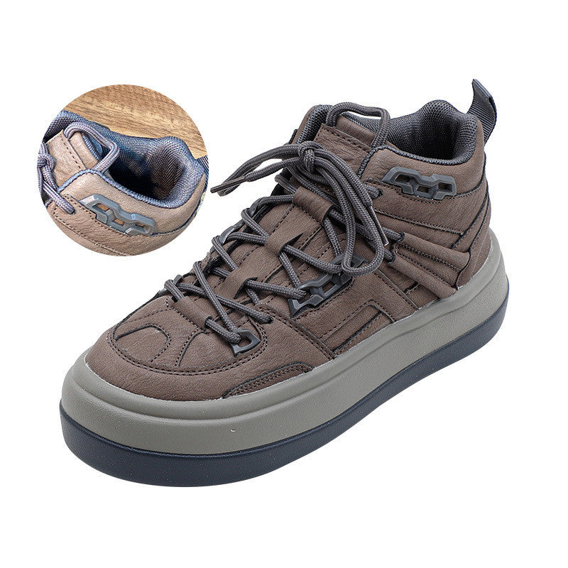 Retro Niche Design Womens High Top Sneakers
