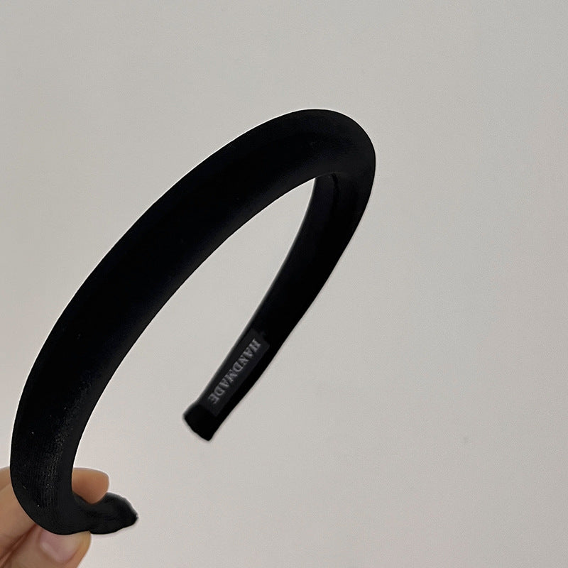 Headband High-grade Velvet Increased Skull Top Retro Thin Edges