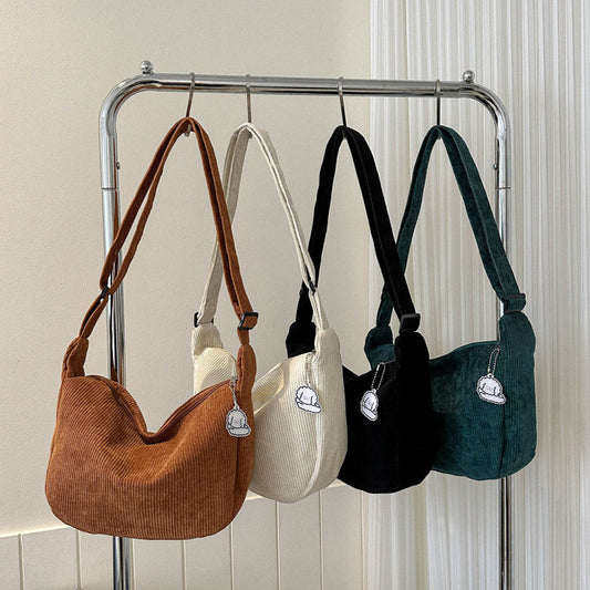 Large Capacity Versatile Trendy Crossbody Student Leisure Simple Dumpling Bag