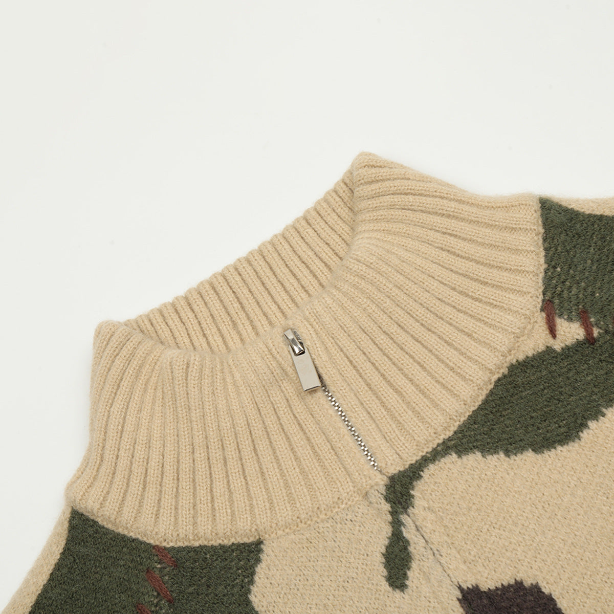 Women's Camouflage Autumn And Winter Knitting Sweater