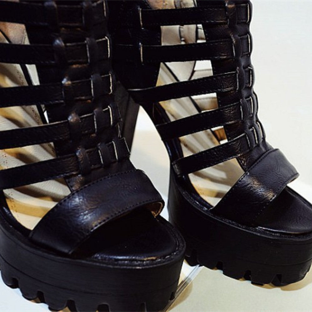 Women's Fashion Thick High Heel Sandals