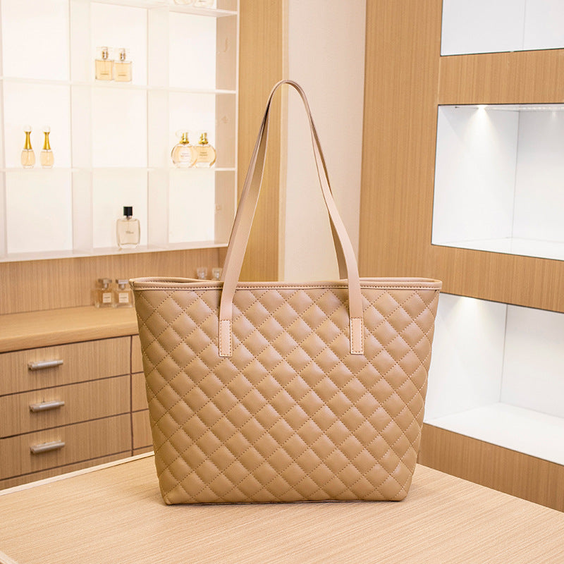 Fashion Rhombus Women's Portable Shoulder Bag