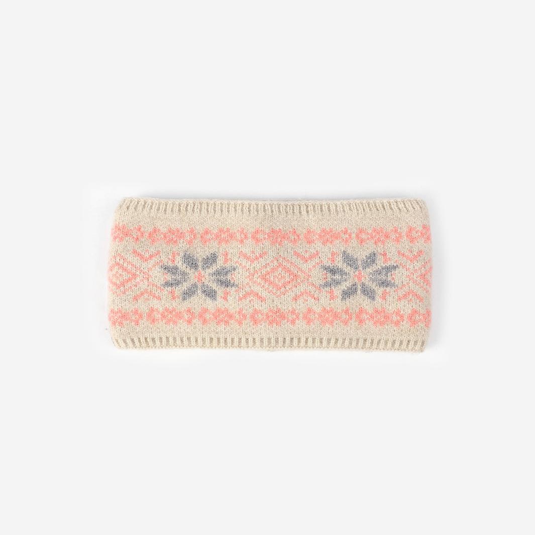 Knitted Hairband With A Wide Brim