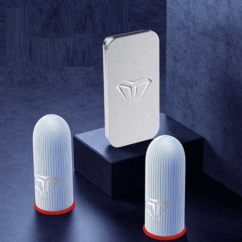 Eat Chicken Finger Set Glass Silver Fiber Ice Silk