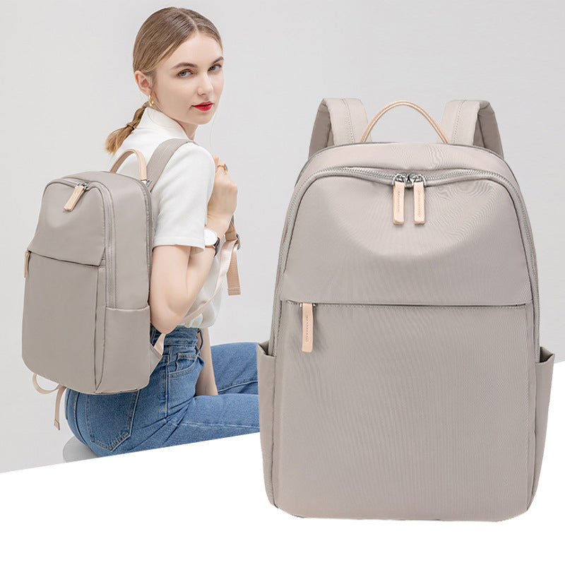 Women's Leisure Commuting Oxford Cloth Backpack