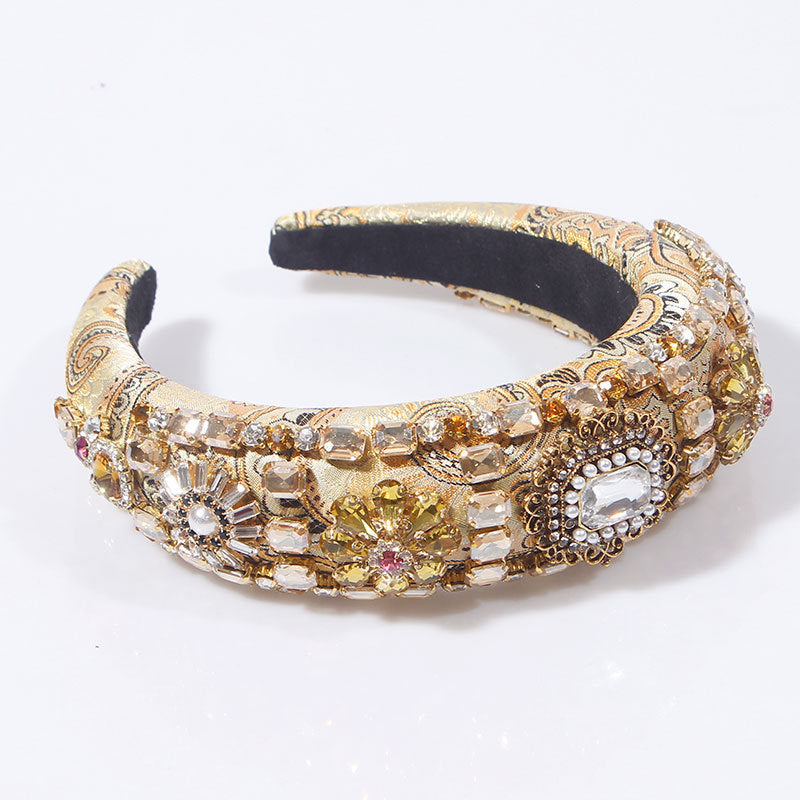 Baroque Color Crystal Style Headband