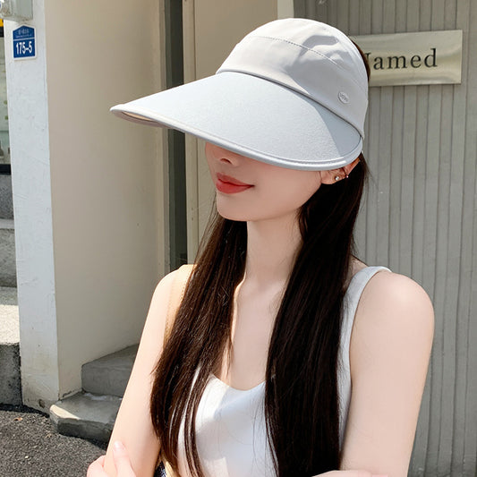 Solid Color Minimalist All-match Sun Hat