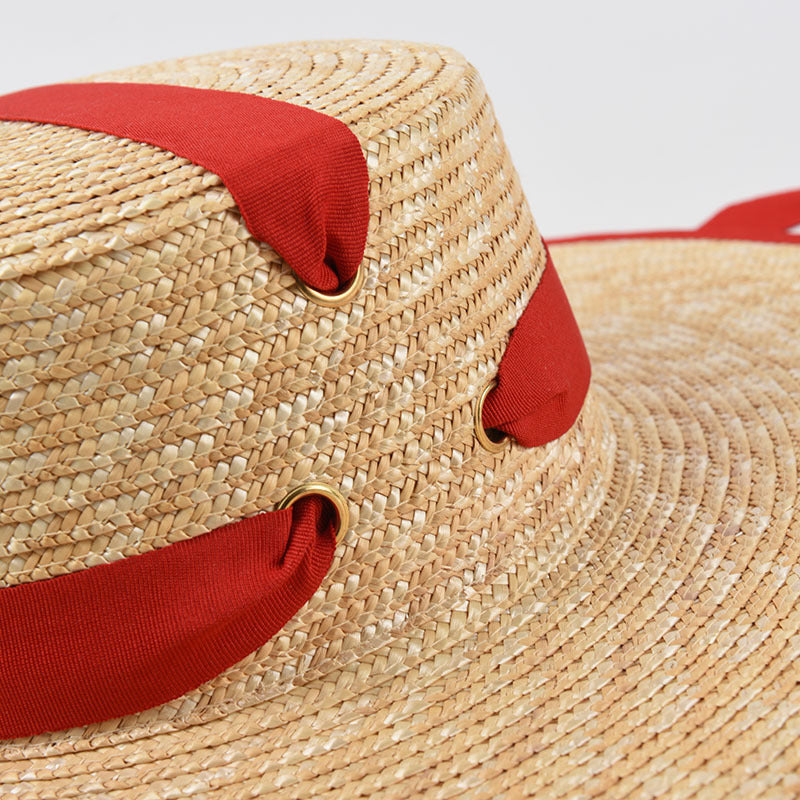 New European And American Fashion Women's Strappy Straw Hat