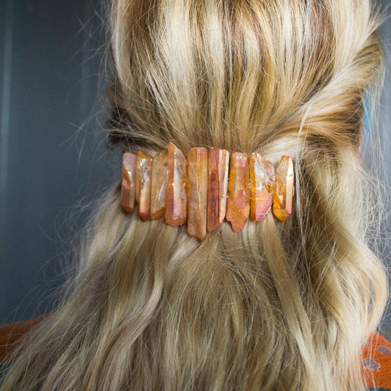 Multicolor Spring Crystal Hairpin Headwear 8cm