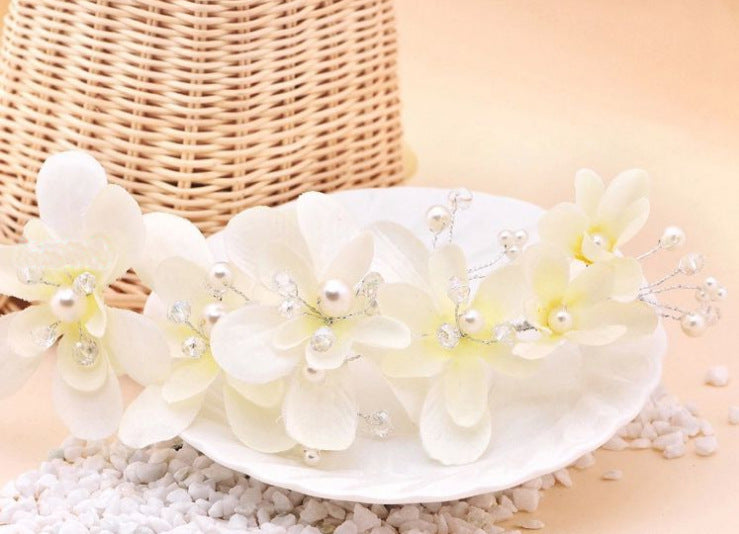 Korean Version Pearl Bride Headdress