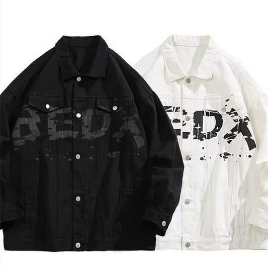 Men's Denim Coat Classic Fashion Brand