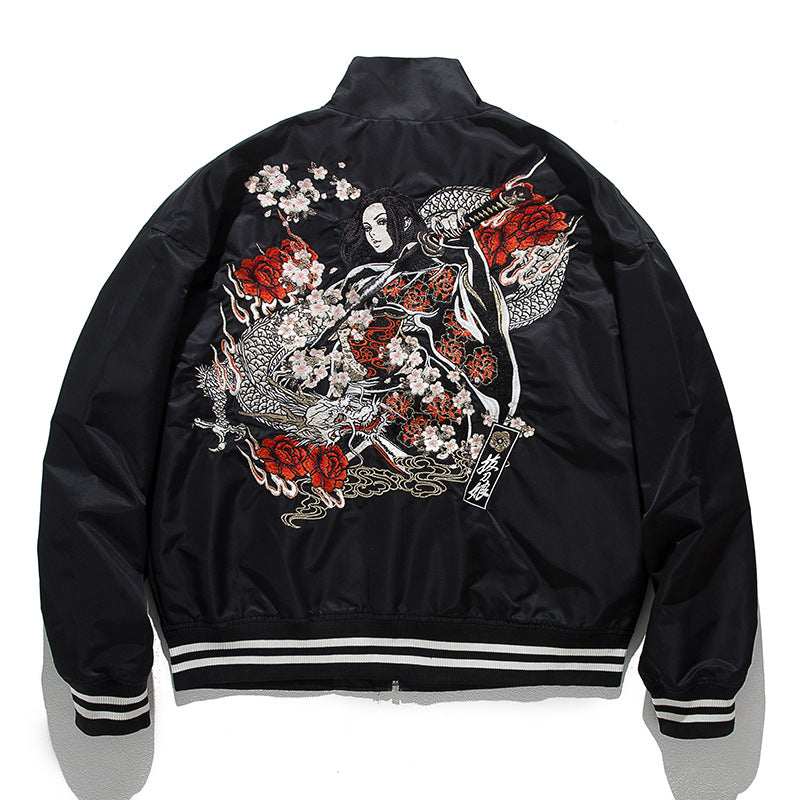 Men's Fashion Personality Couple Flight Jacket