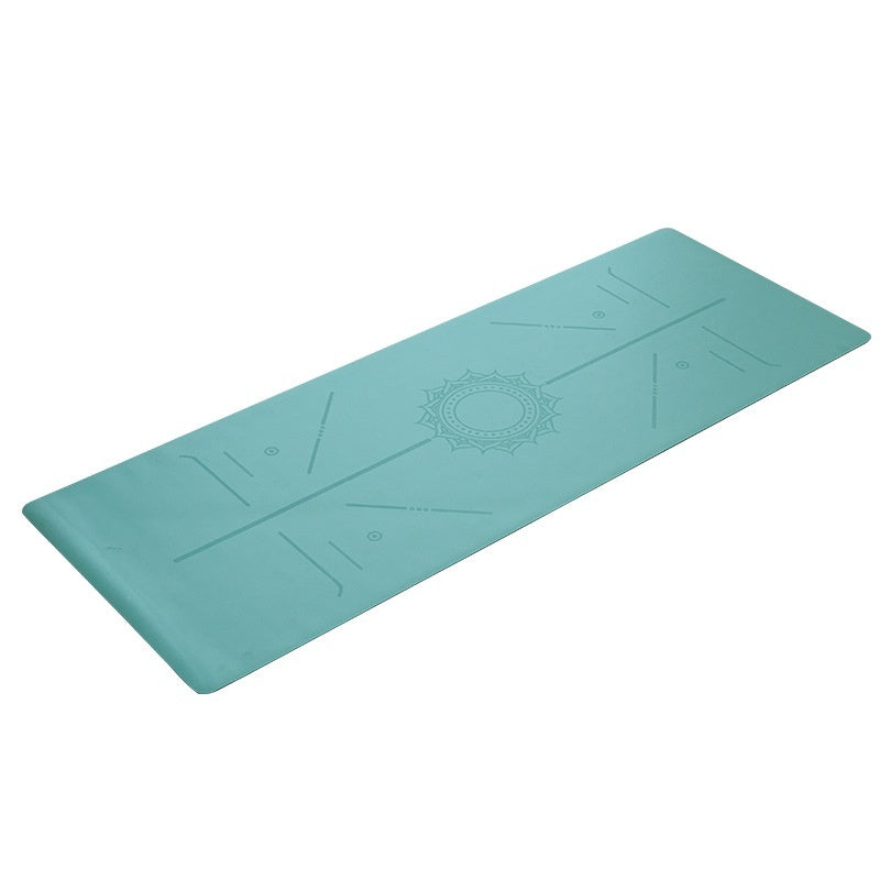 Pu Rubber Natural Rubber Non-slip Body Line Fitness Yoga Mat