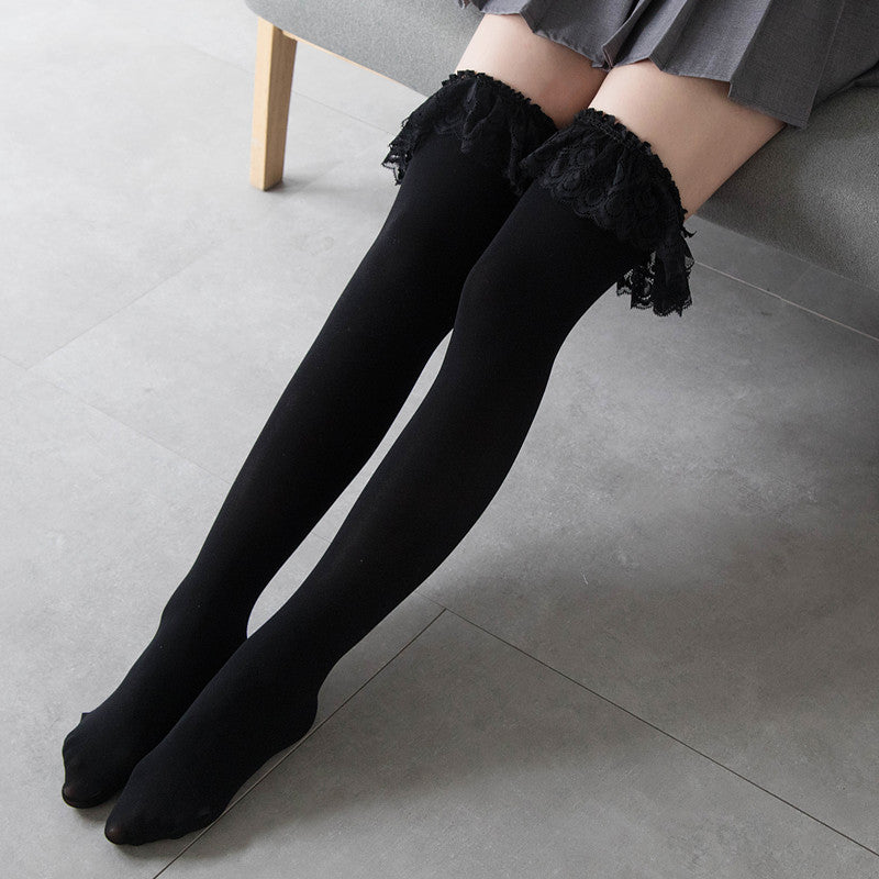 Women's Lolita Velvet Over The Knee Stockings
