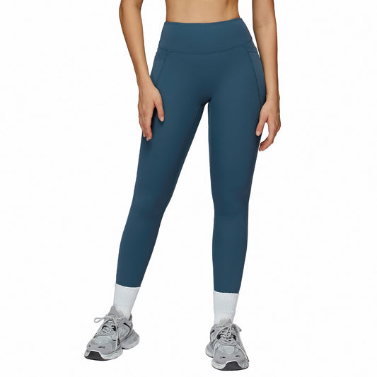 Nude Feel Trousers High Waist Belly Contracting And Close-fitting Yoga Pants
