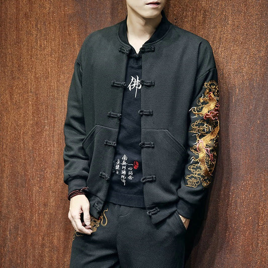 Coat Retro Style Hanfu Men's Suit