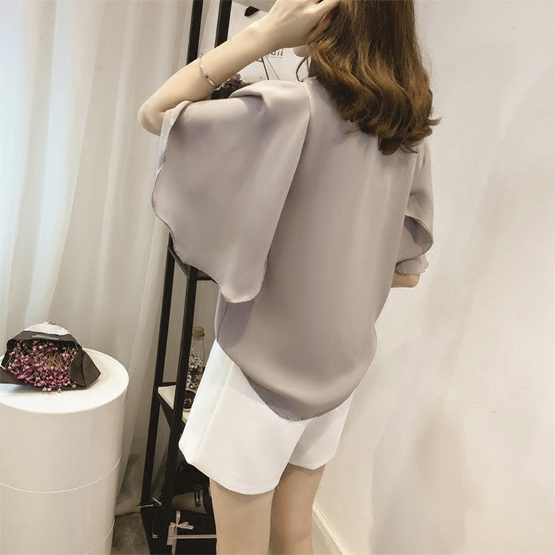 Plus Size Women's Loose And Slim Short Sleeve T-shirt Top