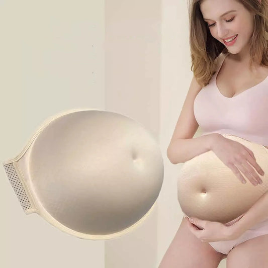 Photo Shoot Props Pretending To Be Pregnant With Fake Belly