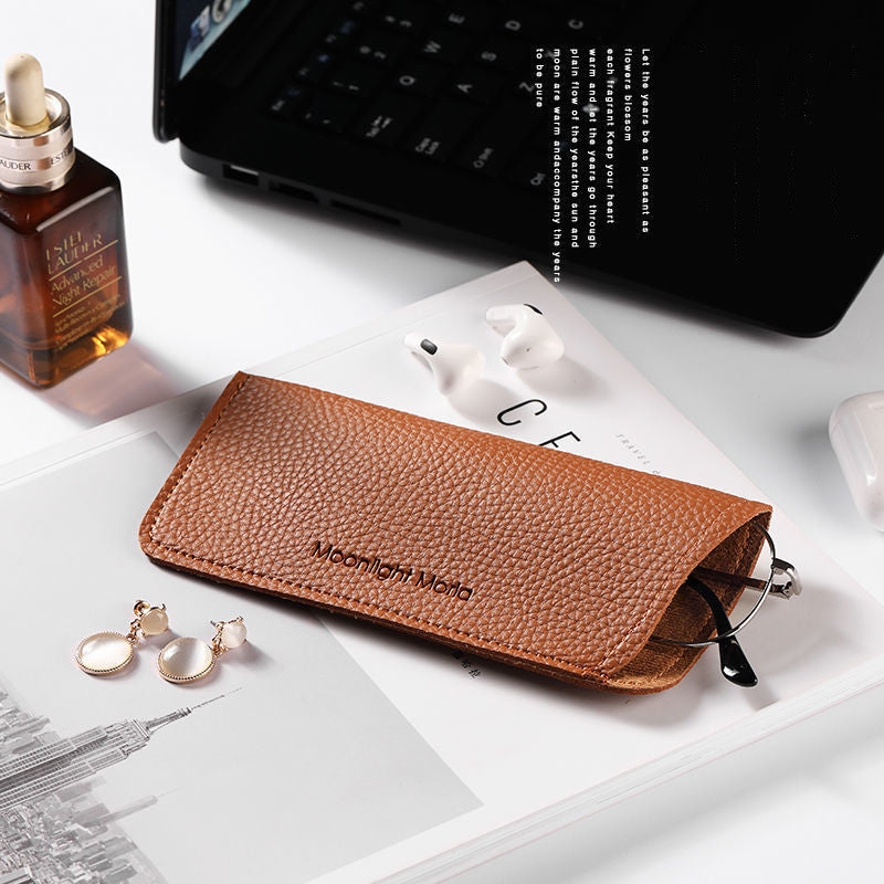 Ins Style Japanese Glasses Storage Bag Portable Thin Women