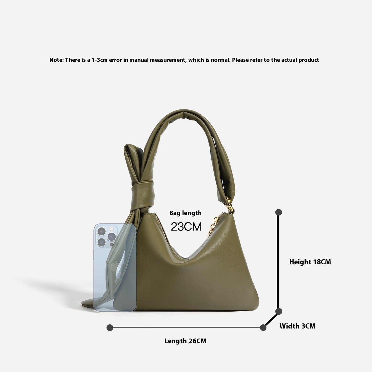 Crossbody-taske med én skulder i stort format af avanceret bærbart okselæder
