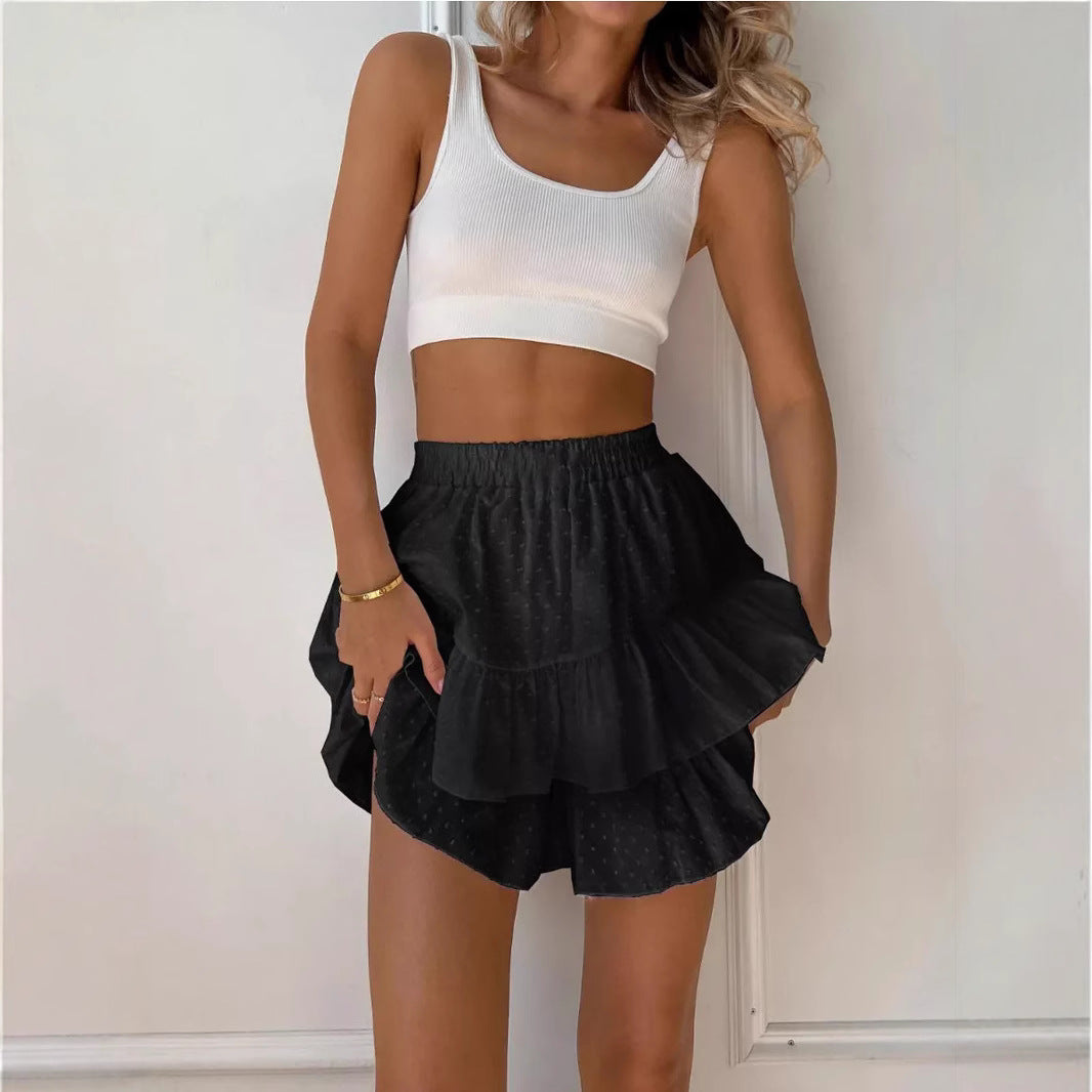 Moderigtige højtaljede blonde culottes til kvinder