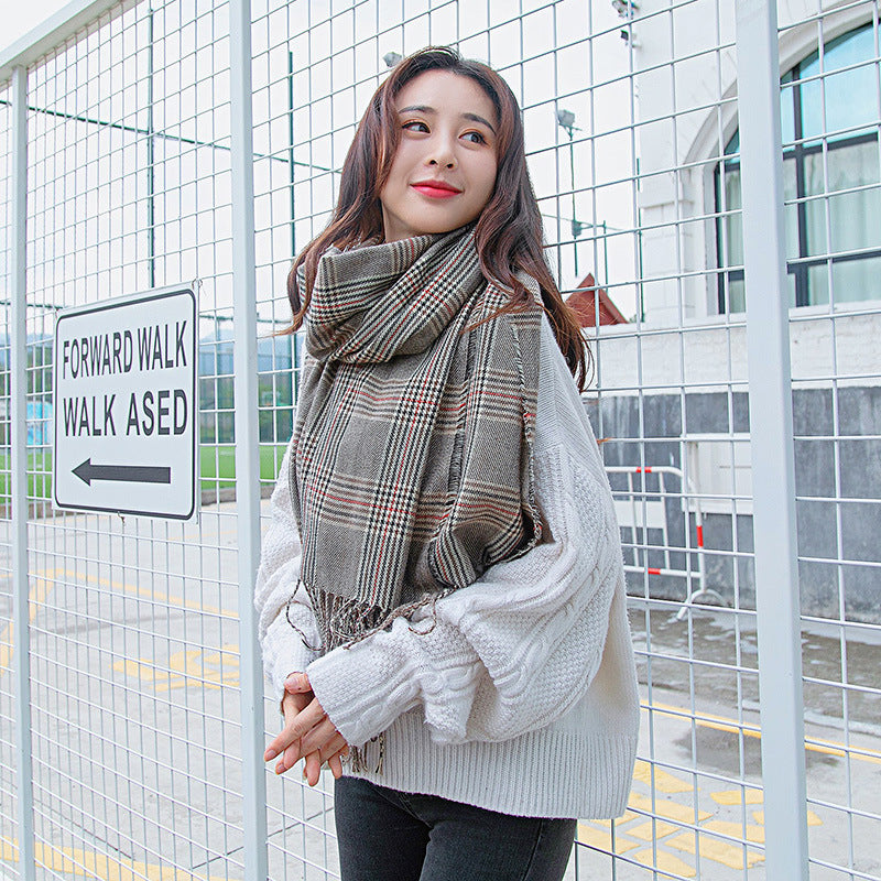 Fashion Warm Cashmere Scarf In Autumn And Winter