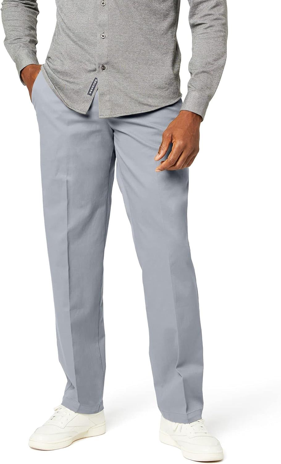 Men'S Classic Fit Workday Khaki Smart 360 FLEX Pants (Standard and Big & Tall)