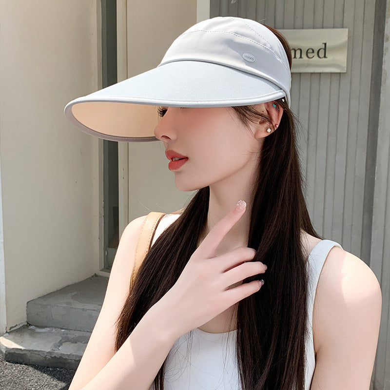 Solid Color Minimalist All-match Sun Hat