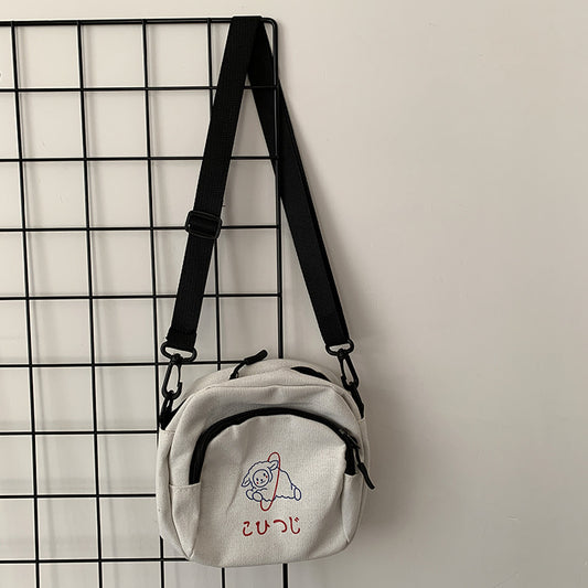 Cute Crossbody Student's Canvas Bag Women
