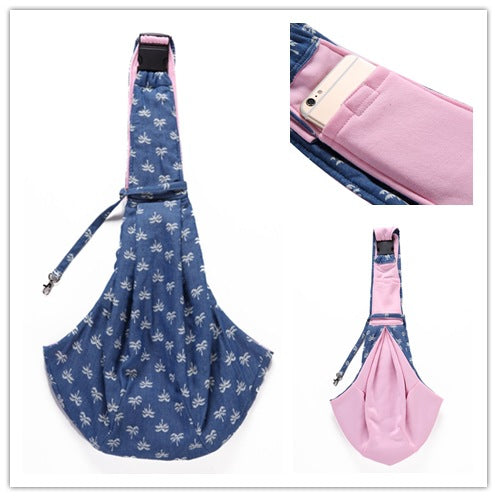 Pet Bag One-shoulder Skew Spanner Breathable Dog