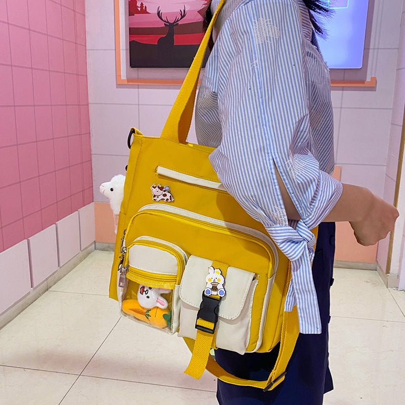 New Women's Large Capacity Japanese Cute Messenger Shoulder Bag