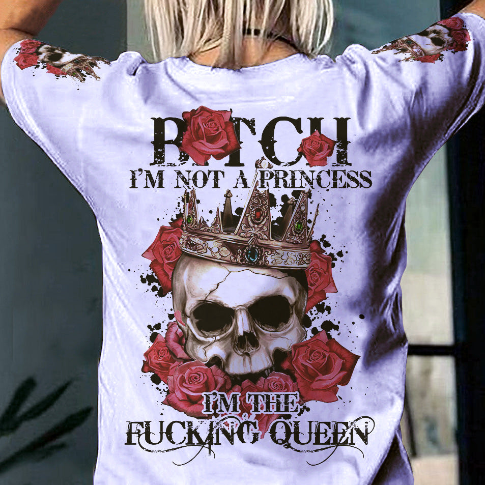 T-Shirt Hip Hop Digital 3D Printing Short Sleeve
