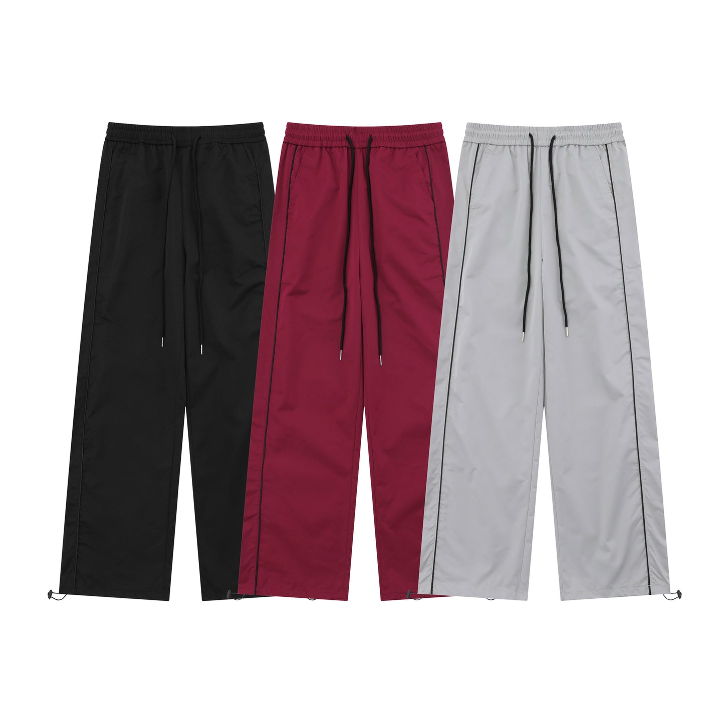 Women's Solid Color Casual Loose Wide Leg Sports Pants