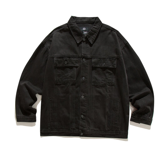 Autumn New Distressed Washed Denim Jacket