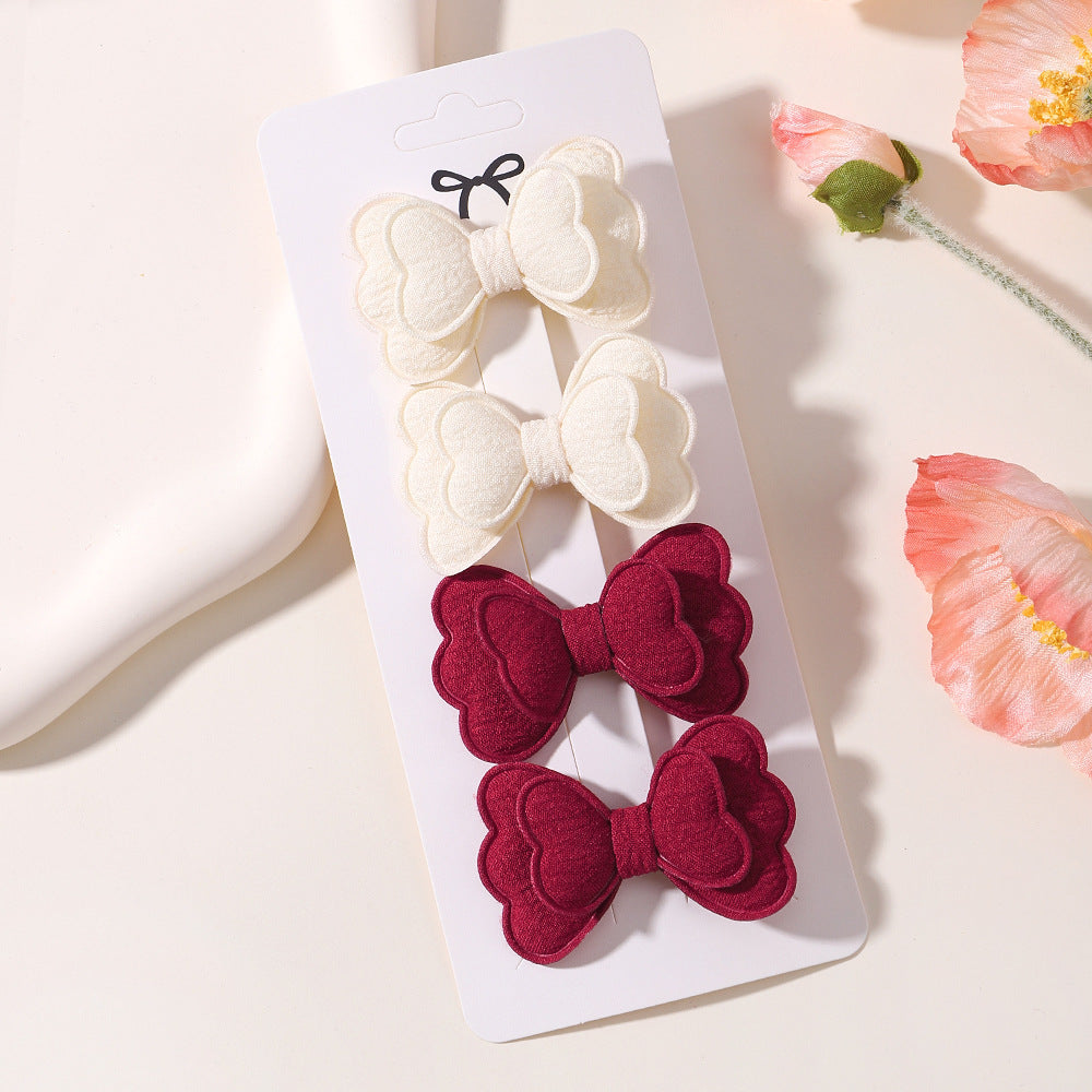 Double Butterfly Barrettes Suit