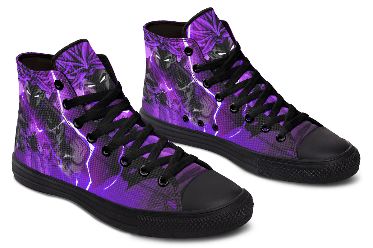 Printed Couple High-top Canvas Shoes