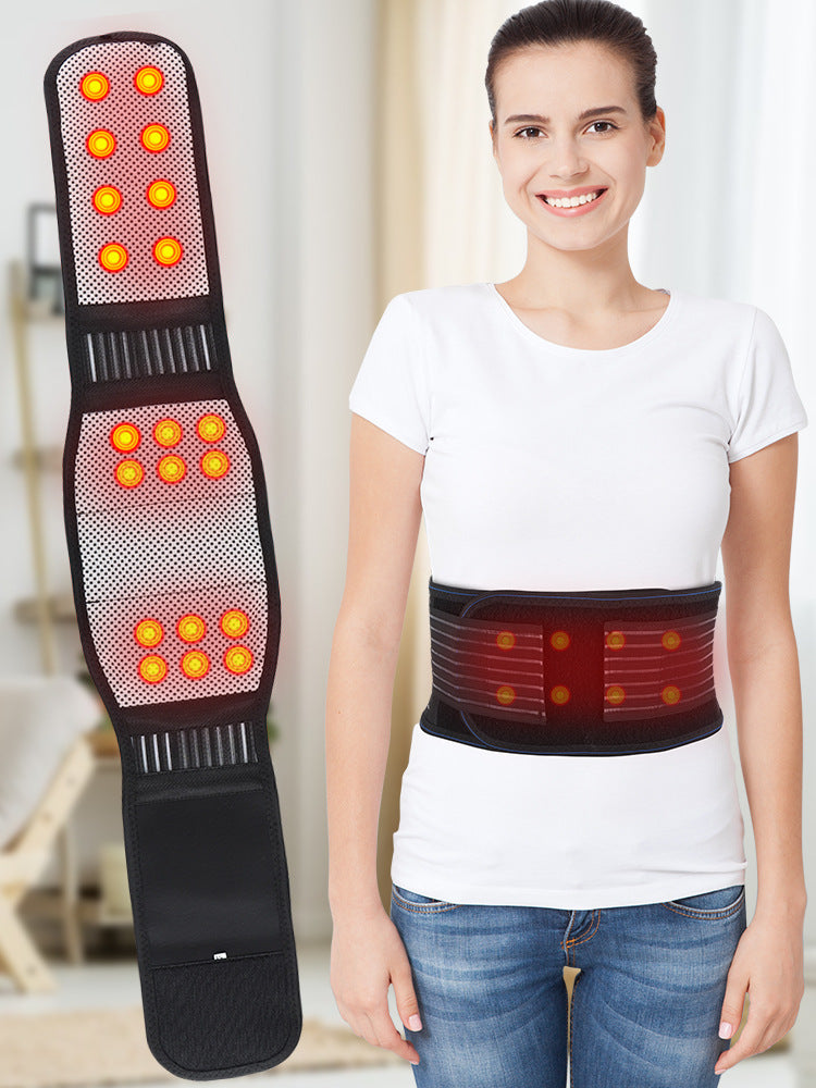Waist And Abdomen Protection Belt Protection Magnet Self-heating Steel Plate Fixed Support