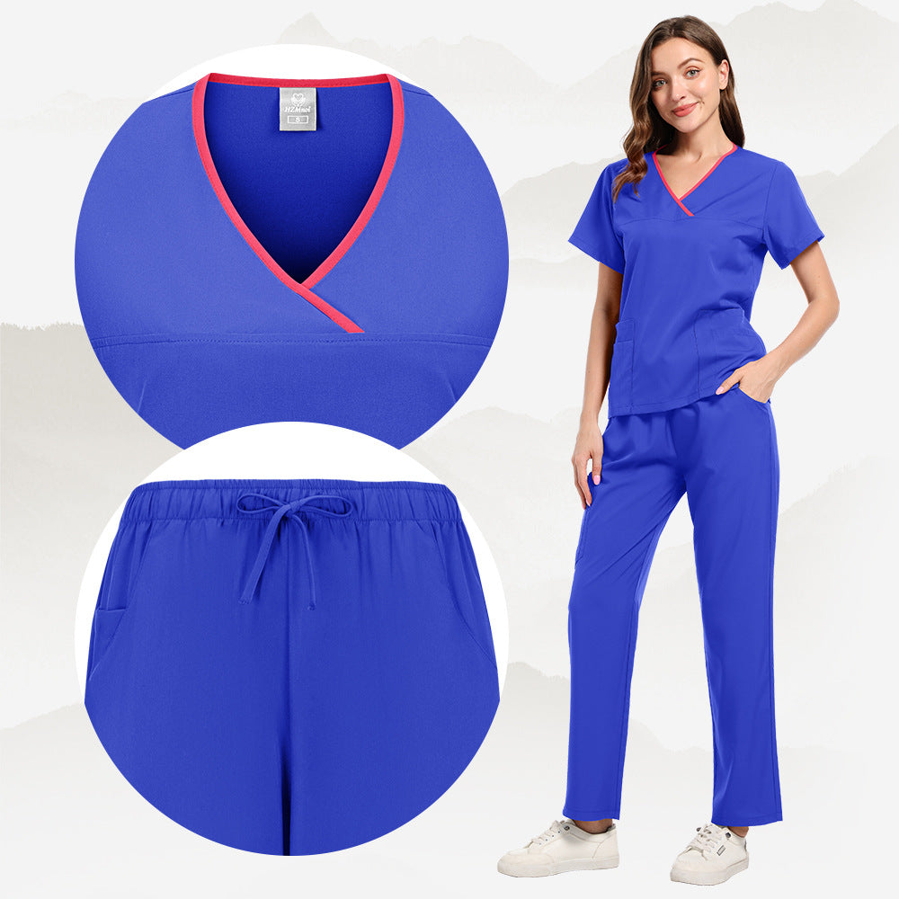 Uniform Sets Stretchy, Quick-drying Surgical Scrubs For Medical Staff In Operating Rooms