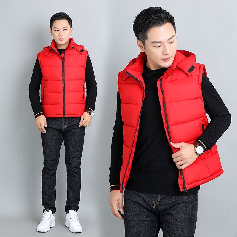 Removable-hooded Fleece Vest A Casual Stylish And Trendy Outerwear Piece