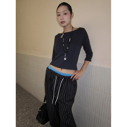 Womens Relaxed Laid-back Casual Pants In An American Style