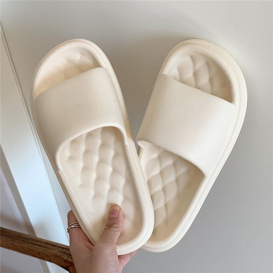 Non-slip And Odor-resistant Thick-soled Household Indoor Bathroom Couple Slippers