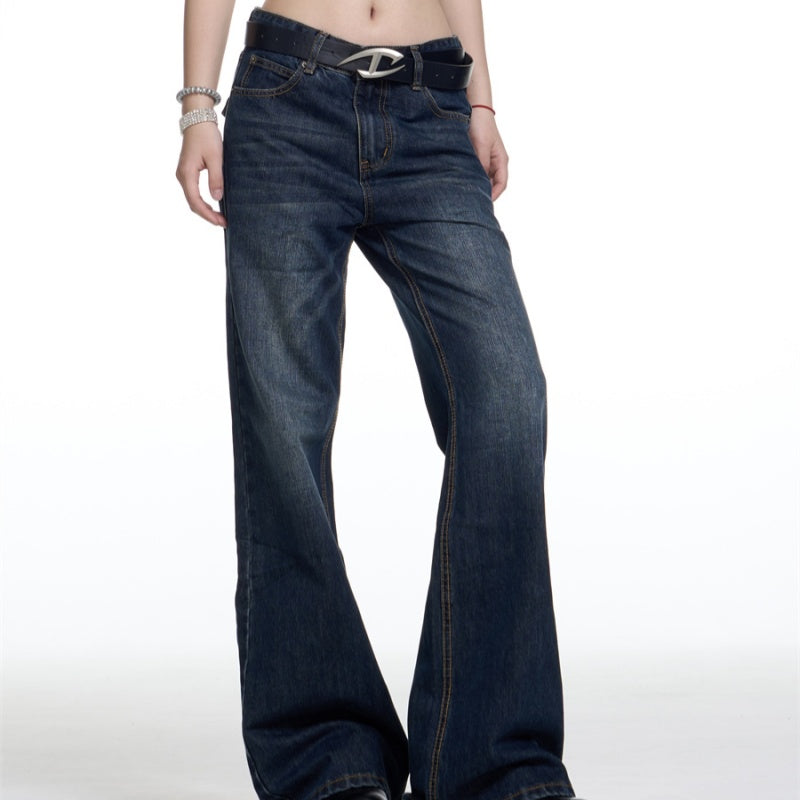 New Loose Straight Micro-pull Mop Pants