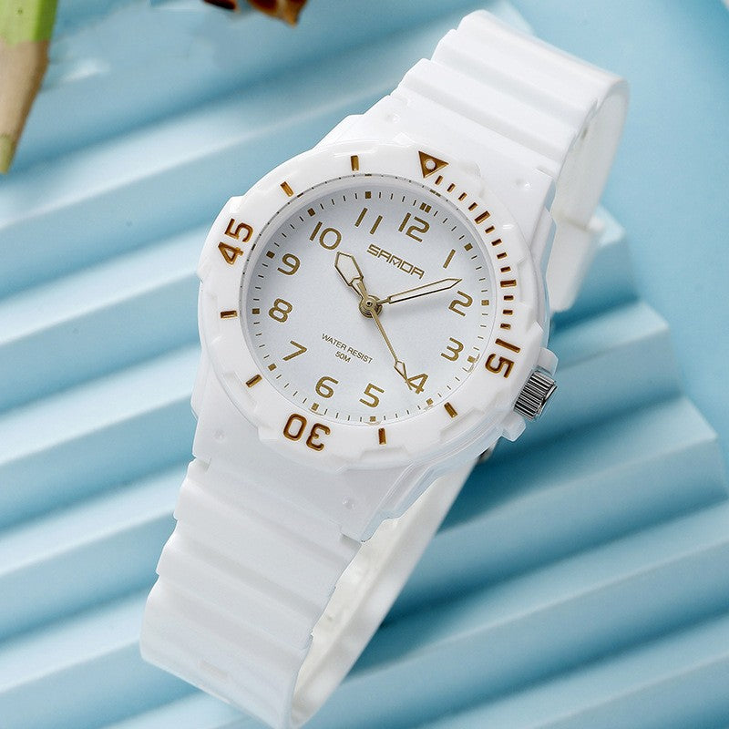 Outdoor Leisure Simple Watch Temperament Wild Female Middle School Student Watch