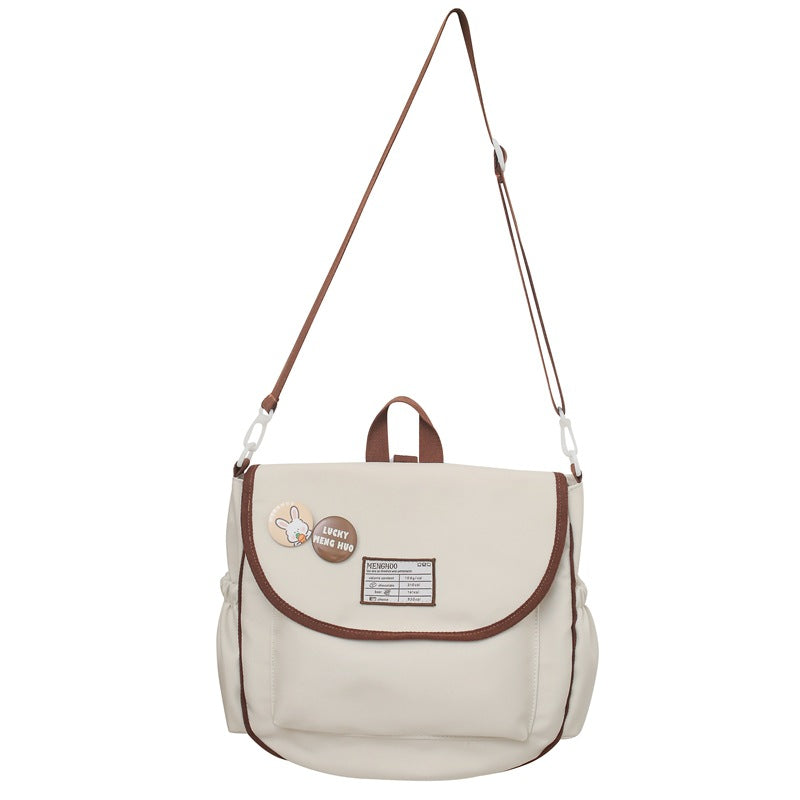 Ins Style Casual Messenger Bag For Women New Summer Versatile Multi-purpose Large Capacity Backpack